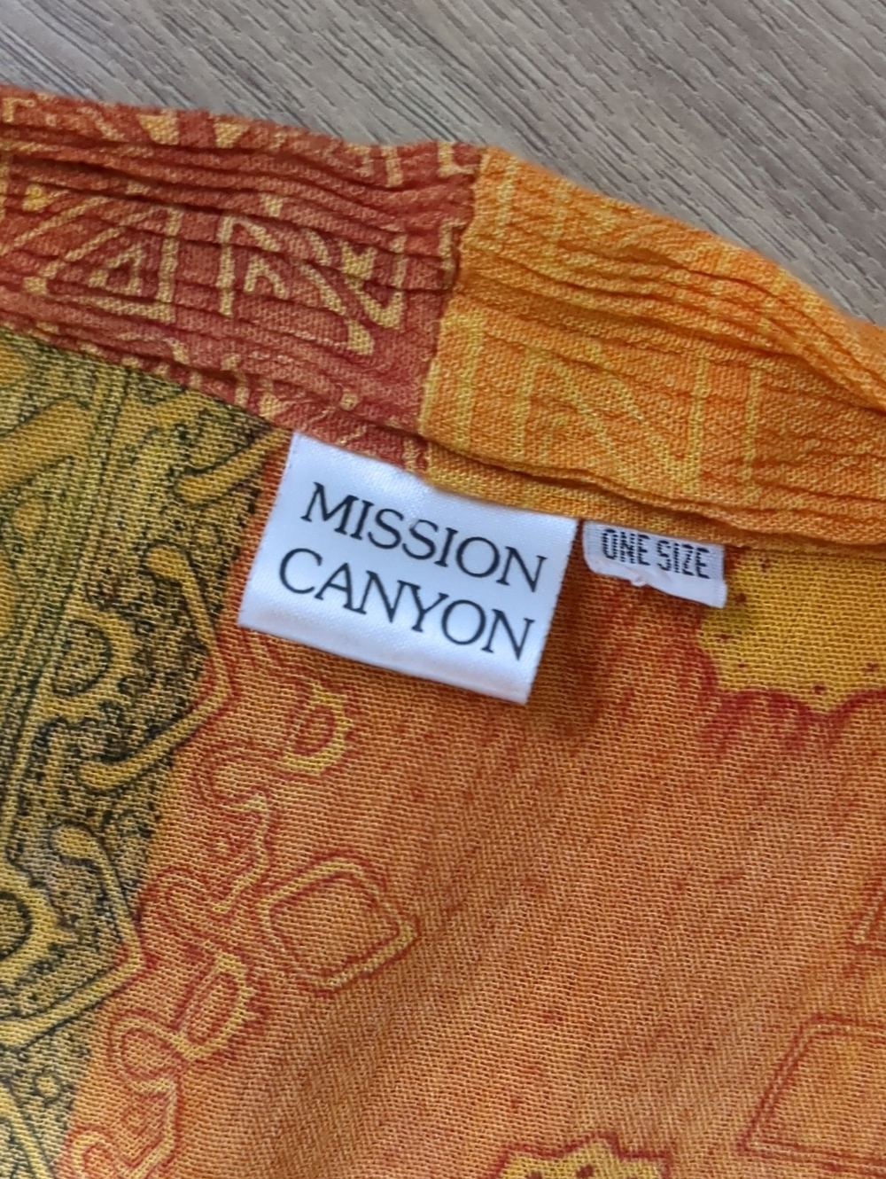 Mission Canyon boho-style button-down maxi dress or duster cardigan One Size - Picture 6 of 7